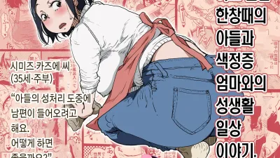 하고 싶은 한창때의 아들과 색정증 엄마와의 성생활 일상 이야기.